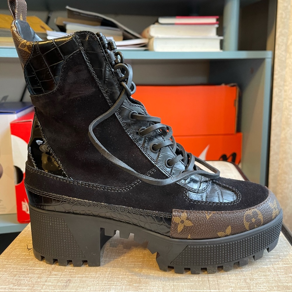 Louis Vuitton LAUREATE PLATFORM DESERT BOOT Sz 7